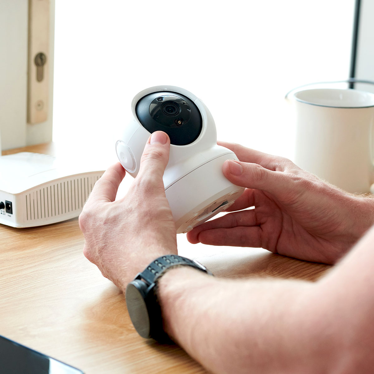 Installation de caméras de surveillance